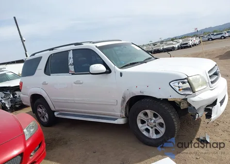 2002 Toyota Sequoia Limited V8 from USA, damaged, VIN 5TDBT48A72S131740